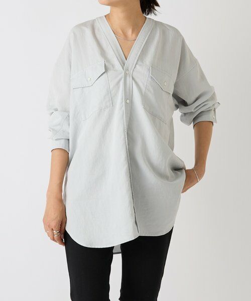 BEARDSLEY / ビアズリー シャツ・ブラウス | 《FRIPIER》バイオカラーレスシャツ | 詳細4