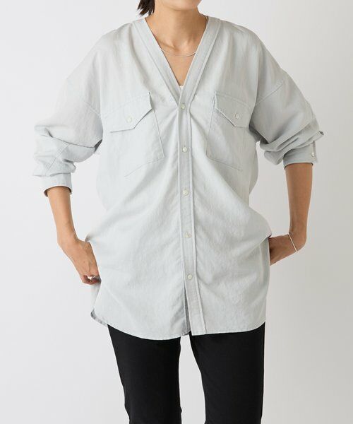 BEARDSLEY / ビアズリー シャツ・ブラウス | 《FRIPIER》バイオカラーレスシャツ | 詳細7