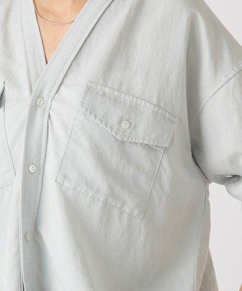 BEARDSLEY / ビアズリー シャツ・ブラウス | 《FRIPIER》バイオカラーレスシャツ | 詳細8