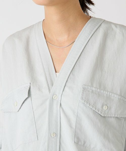 BEARDSLEY / ビアズリー シャツ・ブラウス | 《FRIPIER》バイオカラーレスシャツ | 詳細9