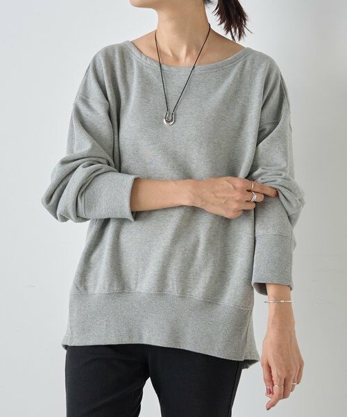 BEARDSLEY / ビアズリー カットソー | 《FRIPIER》ボートネックトレーナー | 詳細4