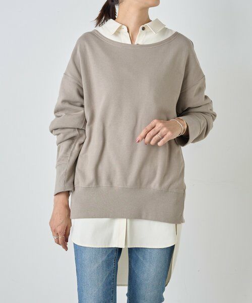 BEARDSLEY / ビアズリー カットソー | 《FRIPIER》ボートネックトレーナー | 詳細24