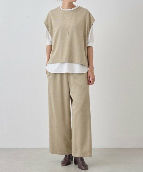 新品 未使用 BEARDSLEY ウエストリブパンツ ベスト ２枚 セットアップ セール】 ワッフルチェックウエストリブパンツ （その他パンツ