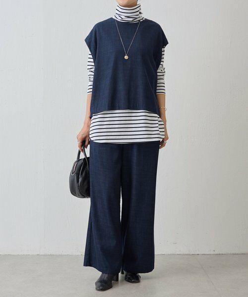新品 未使用 BEARDSLEY ウエストリブパンツ ベスト ２枚 セットアップ マルチウエストリブパンツ （その他パンツ）｜BEARDSLEY