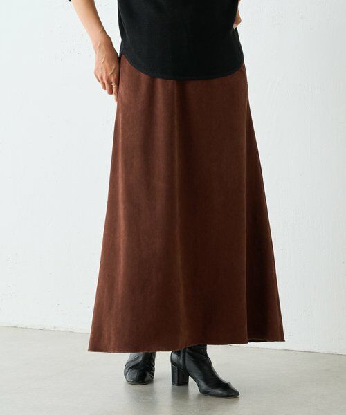 BEARDSLEY / ビアズリー ロング・マキシ丈スカート | スエード風ロングスカート | 詳細10