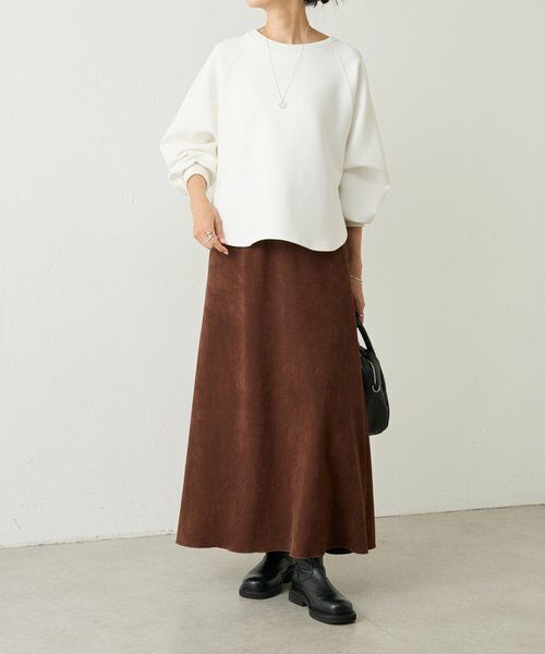 BEARDSLEY / ビアズリー ロング・マキシ丈スカート | スエード風ロングスカート | 詳細12