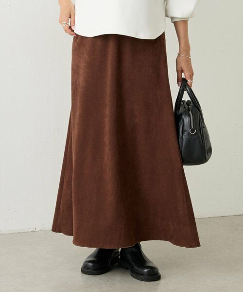 BEARDSLEY / ビアズリー ロング・マキシ丈スカート | スエード風ロングスカート | 詳細17
