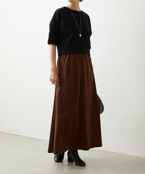 BEARDSLEY / ビアズリー ロング・マキシ丈スカート | スエード風ロングスカート | 詳細19