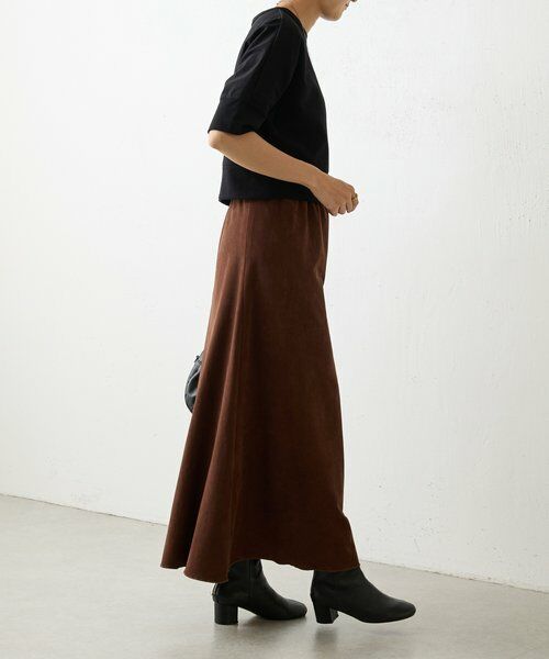 BEARDSLEY / ビアズリー ロング・マキシ丈スカート | スエード風ロングスカート | 詳細21