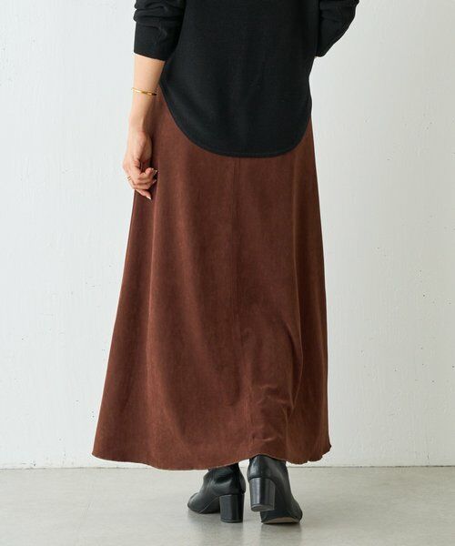 BEARDSLEY / ビアズリー ロング・マキシ丈スカート | スエード風ロングスカート | 詳細8