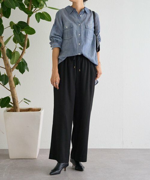 デニム風トラックバギー （その他パンツ）｜BEARDSLEY