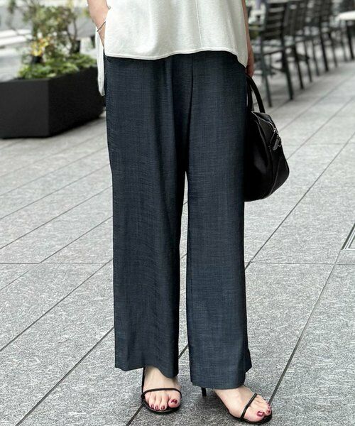 BEARDSLEY ウエストリブデニムバギー ビアズリー BEARDSLEY リネンデニムバギー （white