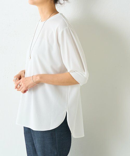 【極美品】BEARDSLEY Tブラウス ホワイト ビアズリー BEARDSLEY Tブラウス （white） -ファッション通販
