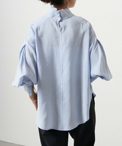 ビアズリー　BEARDSLEY ハイネック2WAYストライプシャツF ビアズリー BEARDSLEY ハイネック2WAYストライプシャツF