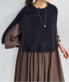 【新品】　Aimeine フォックスカシミヤオフショル2wayニット Aimeineフォックスカシミヤオフショル2wayニット