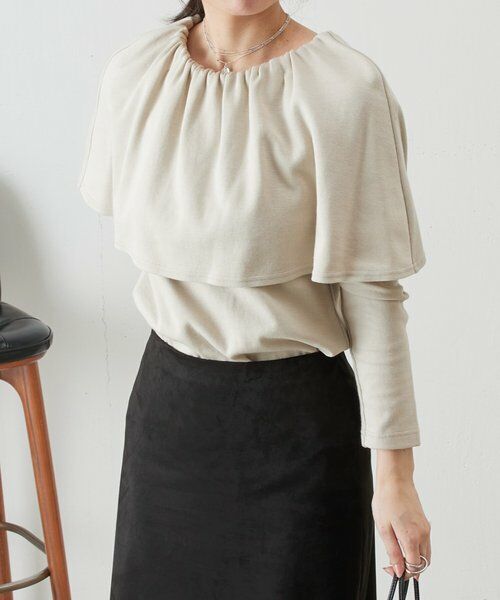 BEARDSLEY / ビアズリー カットソー | ケープカットプルオーバー | 詳細1