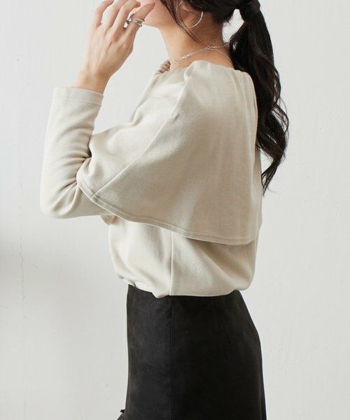 BEARDSLEY / ビアズリー カットソー | ケープカットプルオーバー | 詳細2