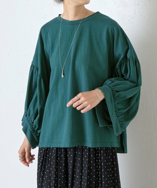 BEARDSLEY/ビアズリー BIGスリーブTee ダークグリーン F BEARDSLEY/ビアズリー BIGスリーブTee ダークグリーン F