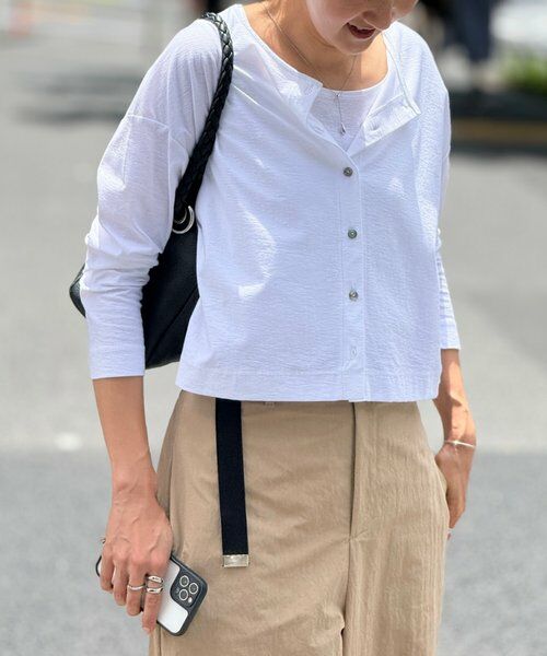 BEARDSLEY / ビアズリー カットソー | スラブショートカーディガン | 詳細12