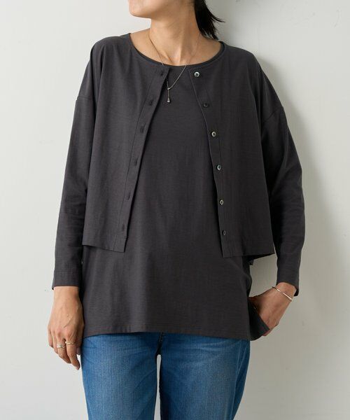 BEARDSLEY / ビアズリー カットソー | スラブショートカーディガン | 詳細21