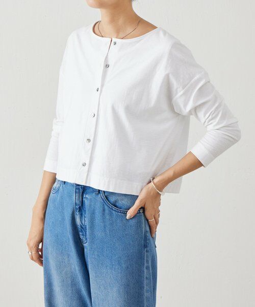 BEARDSLEY / ビアズリー カットソー | スラブショートカーディガン | 詳細3