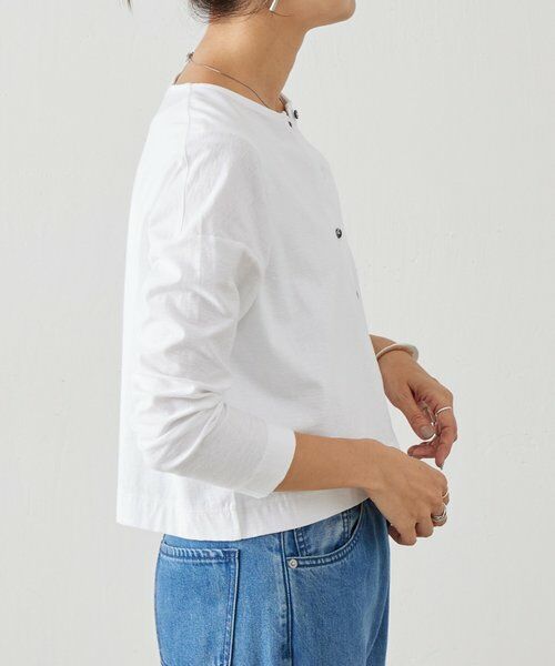 BEARDSLEY / ビアズリー カットソー | スラブショートカーディガン | 詳細4