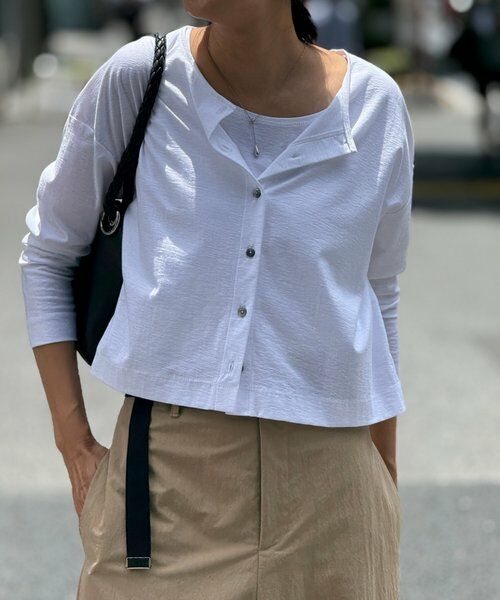 BEARDSLEY / ビアズリー カットソー | スラブショートカーディガン | 詳細8