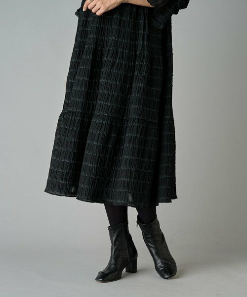 BEARDSLEY / ビアズリー ロング・マキシ丈ワンピース | ミニプリーツティアードワンピース | 詳細16