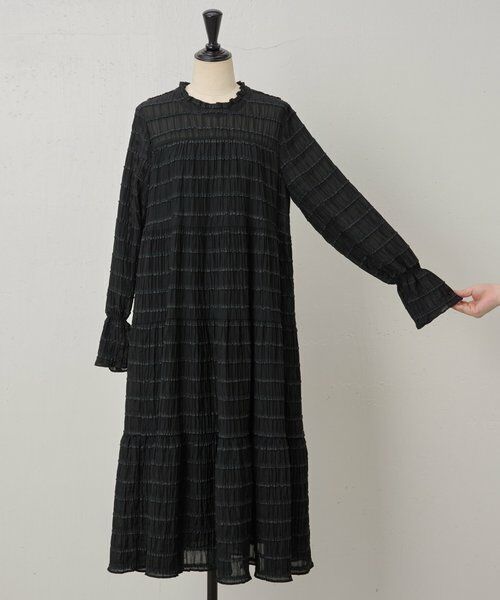 BEARDSLEY / ビアズリー ロング・マキシ丈ワンピース | ミニプリーツティアードワンピース | 詳細29