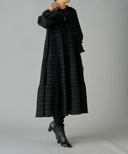 BEARDSLEY / ビアズリー ロング・マキシ丈ワンピース | ミニプリーツティアードワンピース | 詳細5
