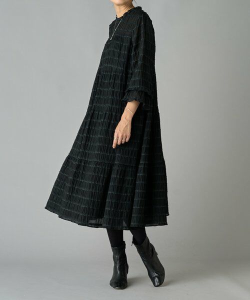 BEARDSLEY / ビアズリー ロング・マキシ丈ワンピース | ミニプリーツティアードワンピース | 詳細6