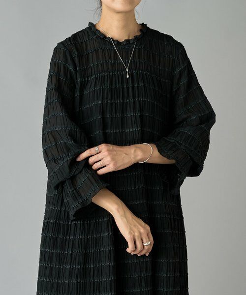 BEARDSLEY / ビアズリー ロング・マキシ丈ワンピース | ミニプリーツティアードワンピース | 詳細8