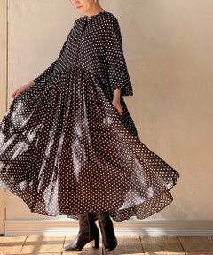 美品✨BEARDSLEY ビアズリー ドットキャミワンピース 黒 白ドット BEARDSLEY - 美品✨BEARDSLEY ビアズリー ドットキャミ