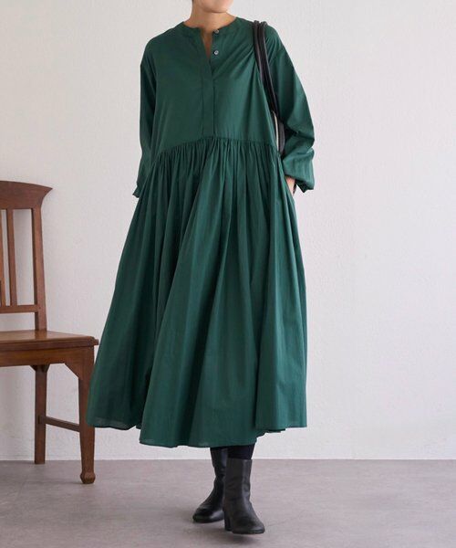 BEARDSLEY / ビアズリー ロング・マキシ丈ワンピース | ギャザーワンピース | 詳細1