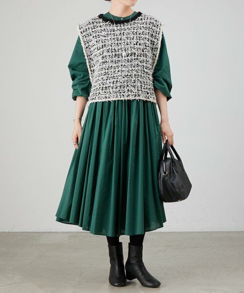 BEARDSLEY / ビアズリー ロング・マキシ丈ワンピース | ギャザーワンピース | 詳細10