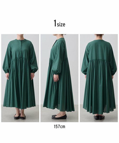 BEARDSLEY / ビアズリー ロング・マキシ丈ワンピース | ギャザーワンピース | 詳細14