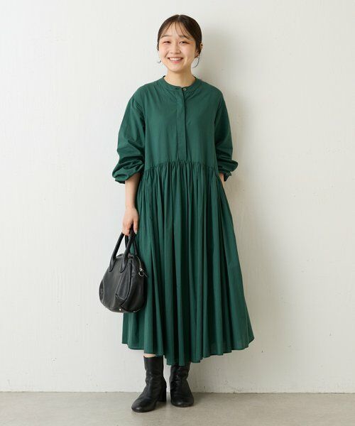 ギャザーワンピース （ロング・マキシ丈ワンピース）｜BEARDSLEY