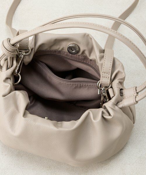 BEARDSLEY / ビアズリー ショルダーバッグ | ギャザーミニバッグ | 詳細18