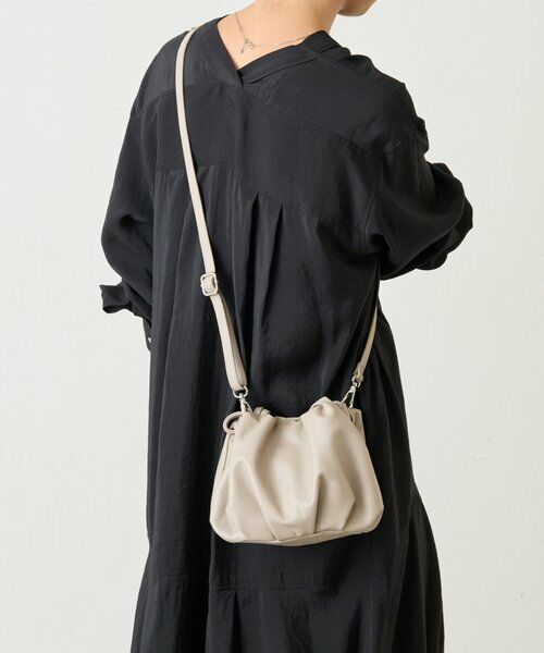 BEARDSLEY / ビアズリー ショルダーバッグ | ギャザーミニバッグ | 詳細3