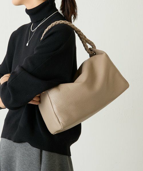 BEARDSLEY / ビアズリー トートバッグ | メッシュハンドル2WAYバッグ（ピンクベージュ）