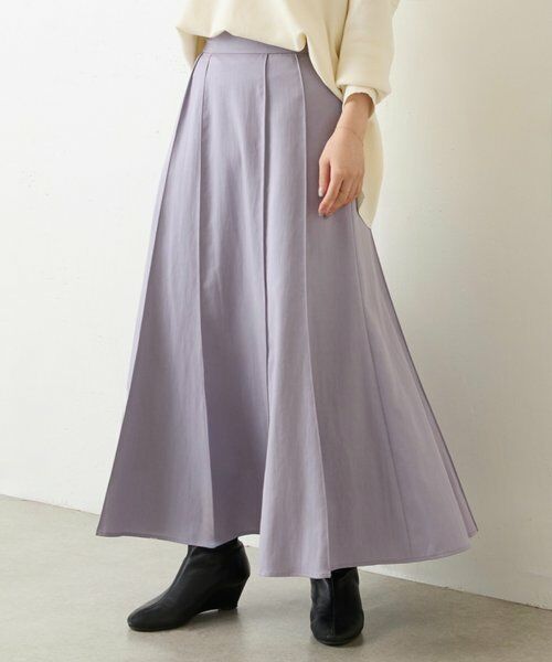 BEARDSLEY/ビアズリー ピンタックマーメイドスカート パープル 1 BEARDSLEY/ビアズリー ピンタックマーメイドスカート パープル 1
