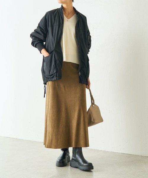 BEARDSLEY / ビアズリー ロング・マキシ丈スカート | スエードバックテールスカート | 詳細14