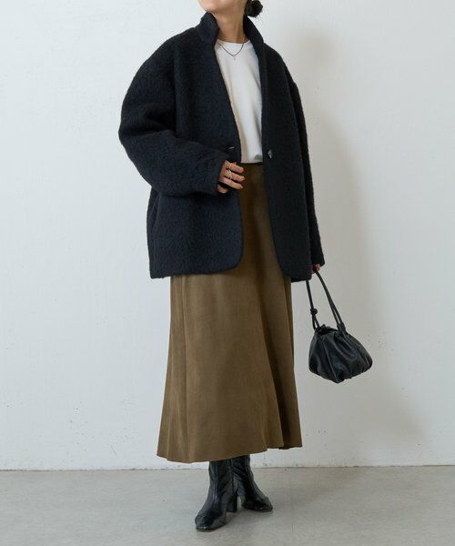 BEARDSLEY / ビアズリー ロング・マキシ丈スカート | スエードバックテールスカート | 詳細16