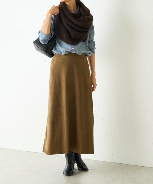 BEARDSLEY / ビアズリー ロング・マキシ丈スカート | スエードバックテールスカート | 詳細28
