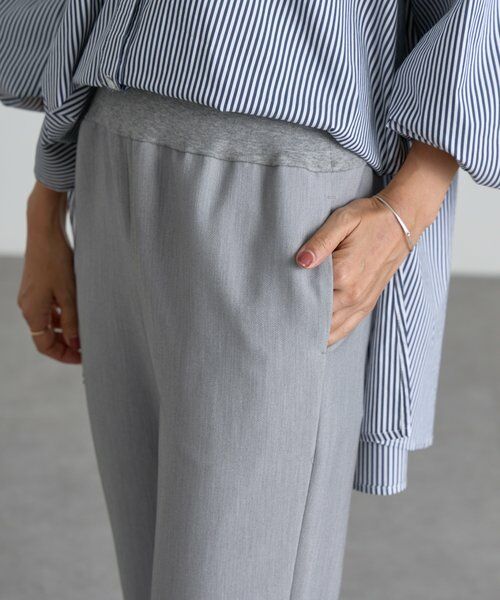 BEARDSLEY / ビアズリー その他パンツ | ダブルクロスウエストリブスリムパンツ | 詳細8