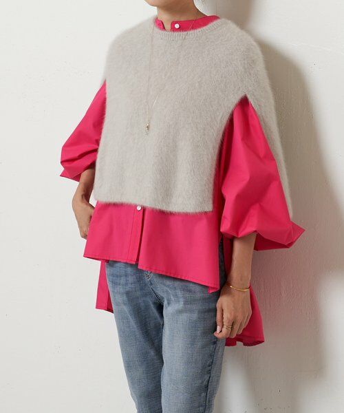 BEARDSLEY / ビアズリー シャツ・ブラウス | ソデリブフレアシャツ | 詳細11