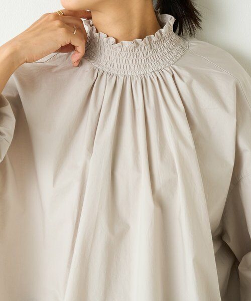 BEARDSLEY / ビアズリー シャツ・ブラウス | シャーリングハイネックシャツ | 詳細10