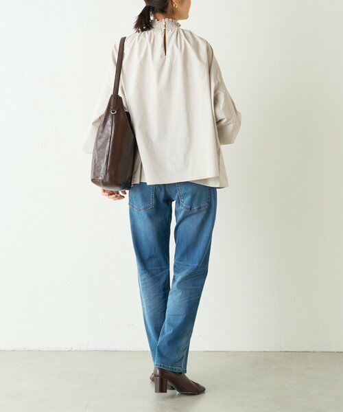 BEARDSLEY / ビアズリー シャツ・ブラウス | シャーリングハイネックシャツ | 詳細2