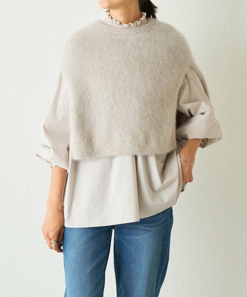 BEARDSLEY / ビアズリー シャツ・ブラウス | シャーリングハイネックシャツ | 詳細21