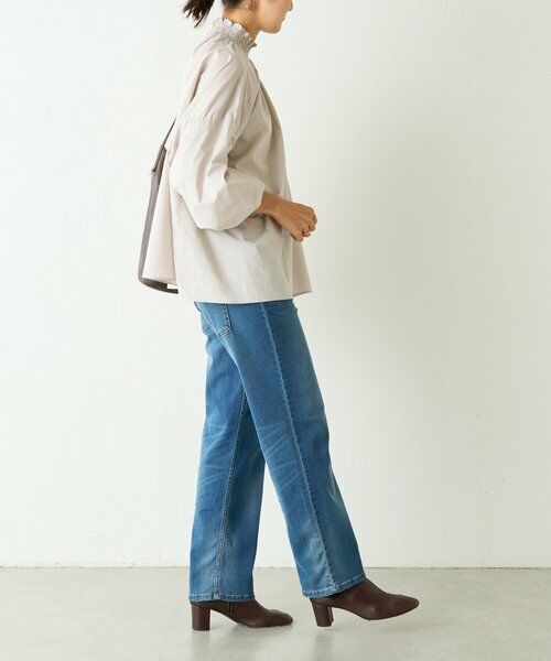 BEARDSLEY / ビアズリー シャツ・ブラウス | シャーリングハイネックシャツ | 詳細3